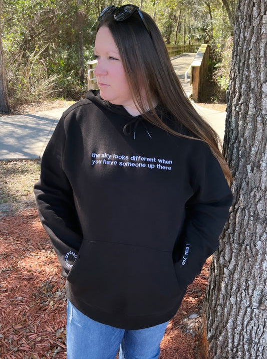 Embroidered Grief Remembrance Hoodie