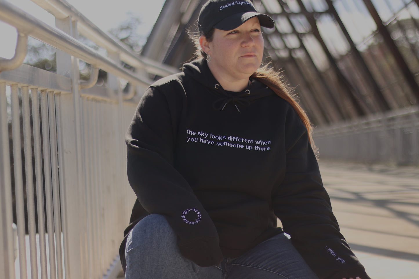 Embroidered Grief Remembrance Hoodie