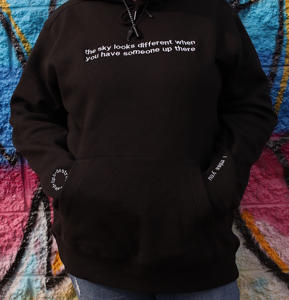 Embroidered Grief Remembrance Hoodie